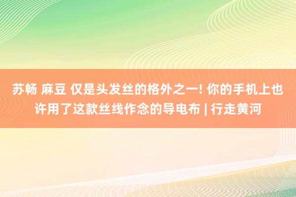 苏畅 麻豆 仅是头发丝的格外之一! 你的手机上也许用了这款丝线作念的导电布 | 行走黄河