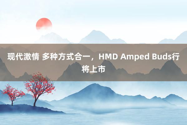 现代激情 多种方式合一，HMD Amped Buds行将上市